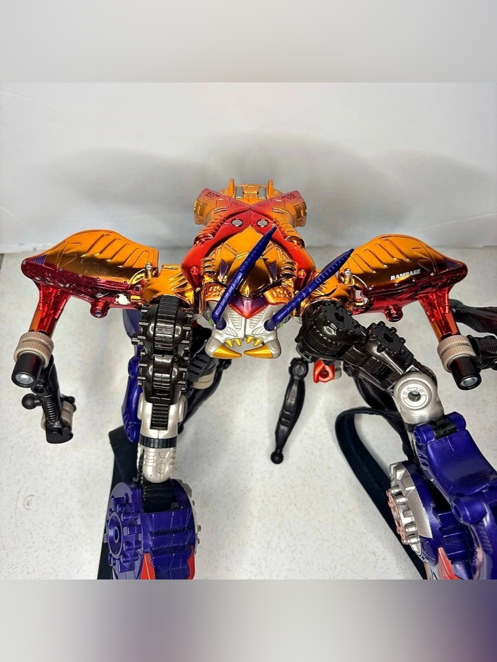 VTG Beast Wars Transformers Transmetals Rampage Action Figure Incomplete 1997 - Picture 2 of 14